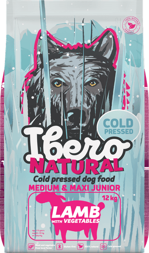Ibero Cold Pressed Junior Medium & Maxi, 12 kg bag