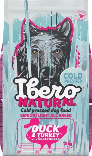 Ibero Cold Pressed Senior/Light All Breed, 12 kg bag